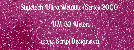 Ultra Metallic Glitter Adhesive Vinyl (Styletech 2000) sizes 12"x12" and up