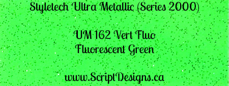 Ultra Metallic Glitter Adhesive Vinyl (Styletech 2000) sizes 12"x12" and up