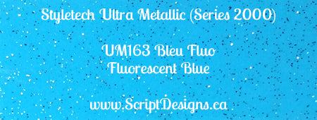 Ultra Metallic Glitter Adhesive Vinyl (Styletech 2000) sizes 12"x12" and up