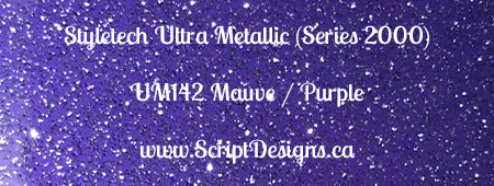 Ultra Metallic Glitter Adhesive Vinyl (Styletech 2000) sizes 12"x12" and up