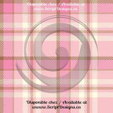 Tartan Rose - Patterned HTV (12 Different designs available)