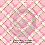 Tartan Rose - Patterned HTV (12 Different designs available)