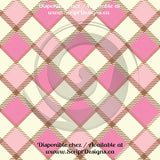Tartan Rose - Patterned Adhesive Vinyl (12 Different designs available)