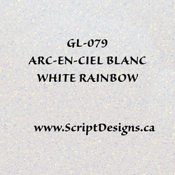 GL-79 - Rainbow White - Siser Glitter HTV