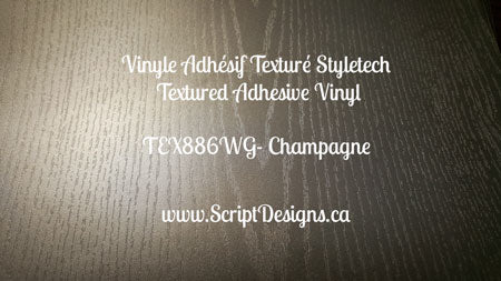 Vinyle adhésif texturé - Styletech