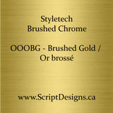 Styletech Chrome - Permanent Adhesive Vinyl