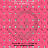 Pink & Turquoise Birthday - Patterned Adhesive Vinyl (12 Different designs available)