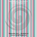 Pink & Turquoise Birthday - Patterned Adhesive Vinyl (12 Different designs available)