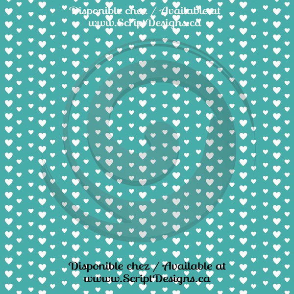 Pink & Turquoise Birthday - Patterned Adhesive Vinyl (12 Different designs available)