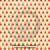 Cottage Christmas - Patterned Adhesive Vinyl  (12 Designs) - ScriptDesigns - 6