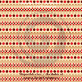 Cottage Christmas - Patterned Adhesive Vinyl  (12 Designs) - ScriptDesigns - 10