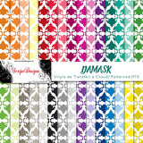 Damask - Patterned HTV (30 Different designs available)