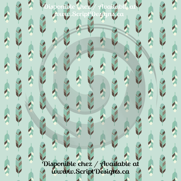 Earth Tribal - Patterned Adhesive Vinyl  (12 Designs) - ScriptDesigns - 1