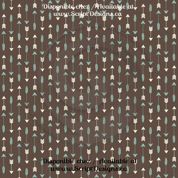 Earth Tribal - Patterned Adhesive Vinyl  (12 Designs) - ScriptDesigns - 4