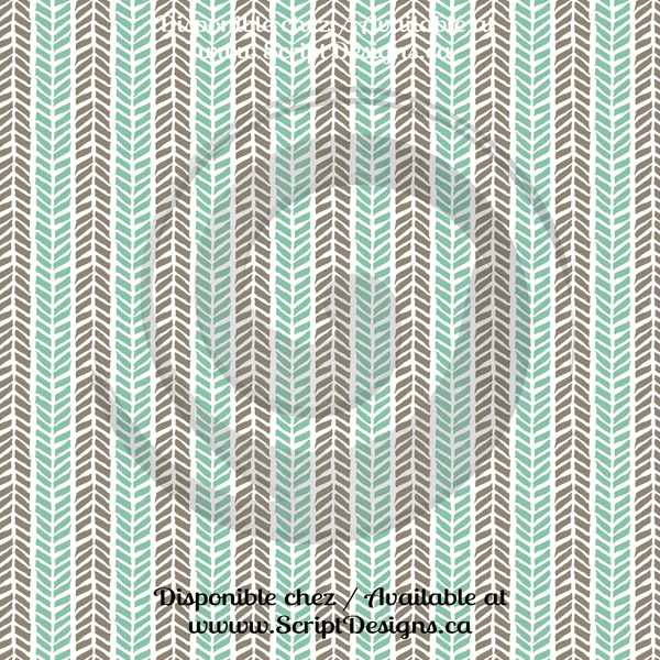 Earth Tribal - Patterned Adhesive Vinyl  (12 Designs) - ScriptDesigns - 6
