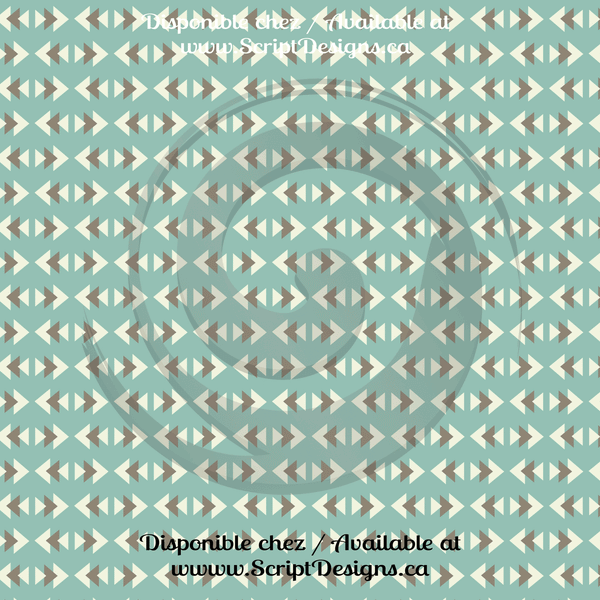Earth Tribal - Patterned Adhesive Vinyl  (12 Designs) - ScriptDesigns - 9