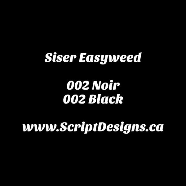 02 Noir - Siser EasyWeed HTV