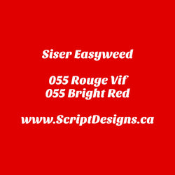 55 Bright Red - Siser EasyWeed HTV