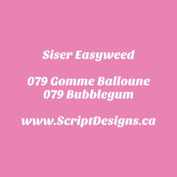 79 Bubble Gum - Siser EasyWeed HTV