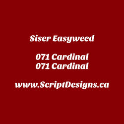 71 Rouge Cardinal - Siser EasyWeed HTV