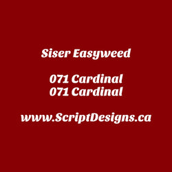 71 Cardinal Red - Siser EasyWeed HTV