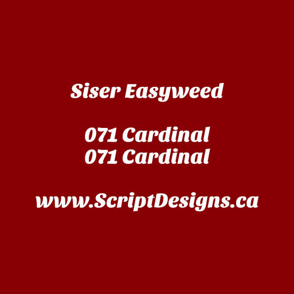 71 Rouge Cardinal - Siser EasyWeed HTV