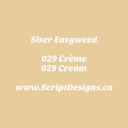 29 Cream - Siser EasyWeed HTV
