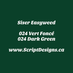 24 Vert Foncé - Siser Easyweed HTV