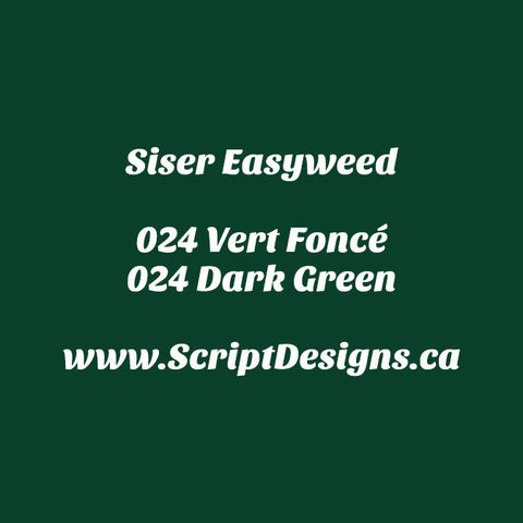 24 Dark Green - Siser Easyweed HTV