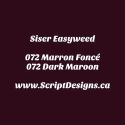 73 Marron Foncé - Siser EasyWeed HTV