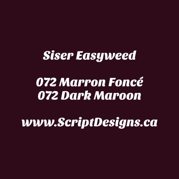 73 Dark Maroon - Siser EasyWeed HTV