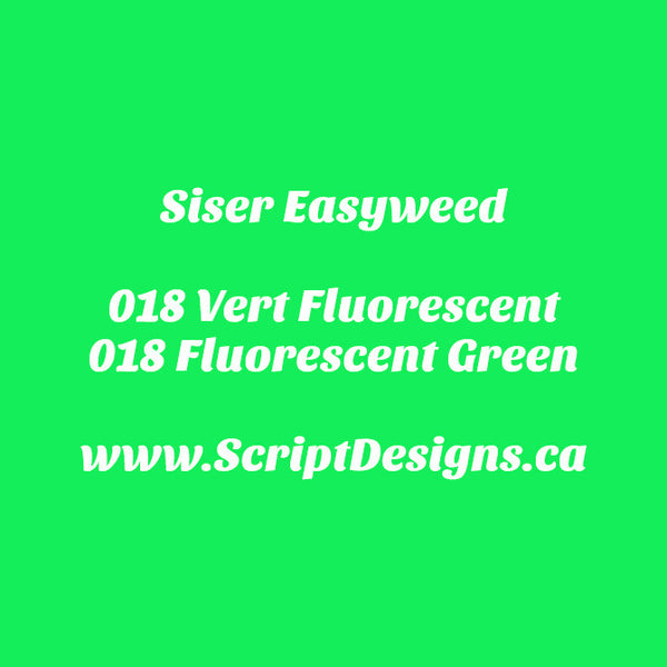 18 Fluorescent Green - Siser EasyWeed HTV