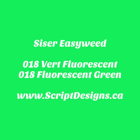18 Fluorescent Green - Siser EasyWeed HTV