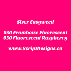 30 Framboise Fluo - Siser EasyWeed HTV