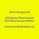 16 Fluorescent Yellow - Siser EasyWeed HTV