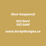 12 Gold - Siser EasyWeed HTV