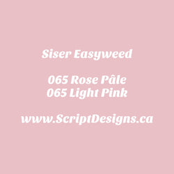 65 Rose Clair - Siser EasyWeed HTV