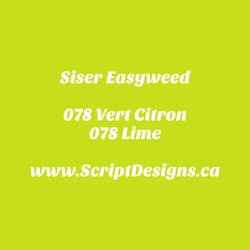 78 Citron Vert - Siser EasyWeed HTV