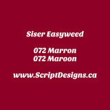 72  Maroon - Siser EasyWeed HTV
