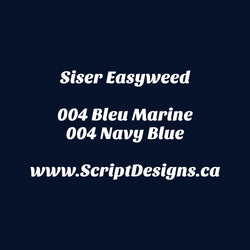 04 Navy Blue - Siser EasyWeed HTV