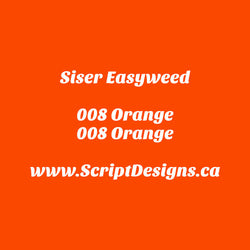 08 Orange - Siser EasyWeed HTV