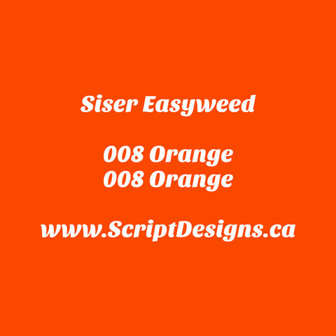 08 Orange - Siser EasyWeed HTV