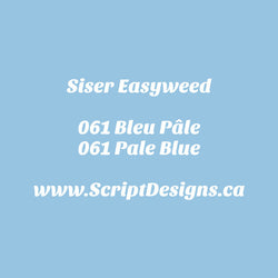 61 Pale Blue - Siser EasyWeed HTV