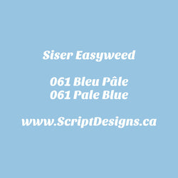 61 Bleu Pâle - Siser EasyWeed HTV