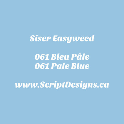 61 Pale Blue - Siser EasyWeed HTV