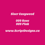 09 Pink - Siser EasyWeed HTV