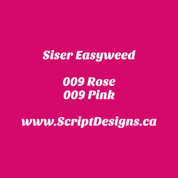 09 Pink - Siser EasyWeed HTV