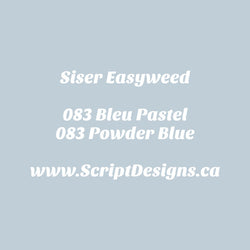 83 Bleu Poudre - Siser EasyWeed HTV