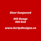05 Rouge - Siser EasyWeed HTV