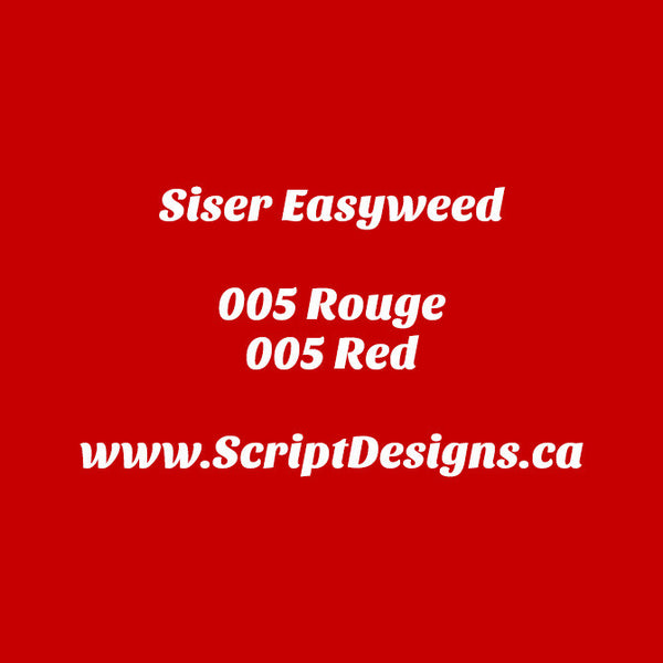 05 Red - Siser EasyWeed HTV